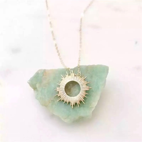 “Bohemian Rhapsody” Crescent Moon Opal Necklace - Picture 5 of 5